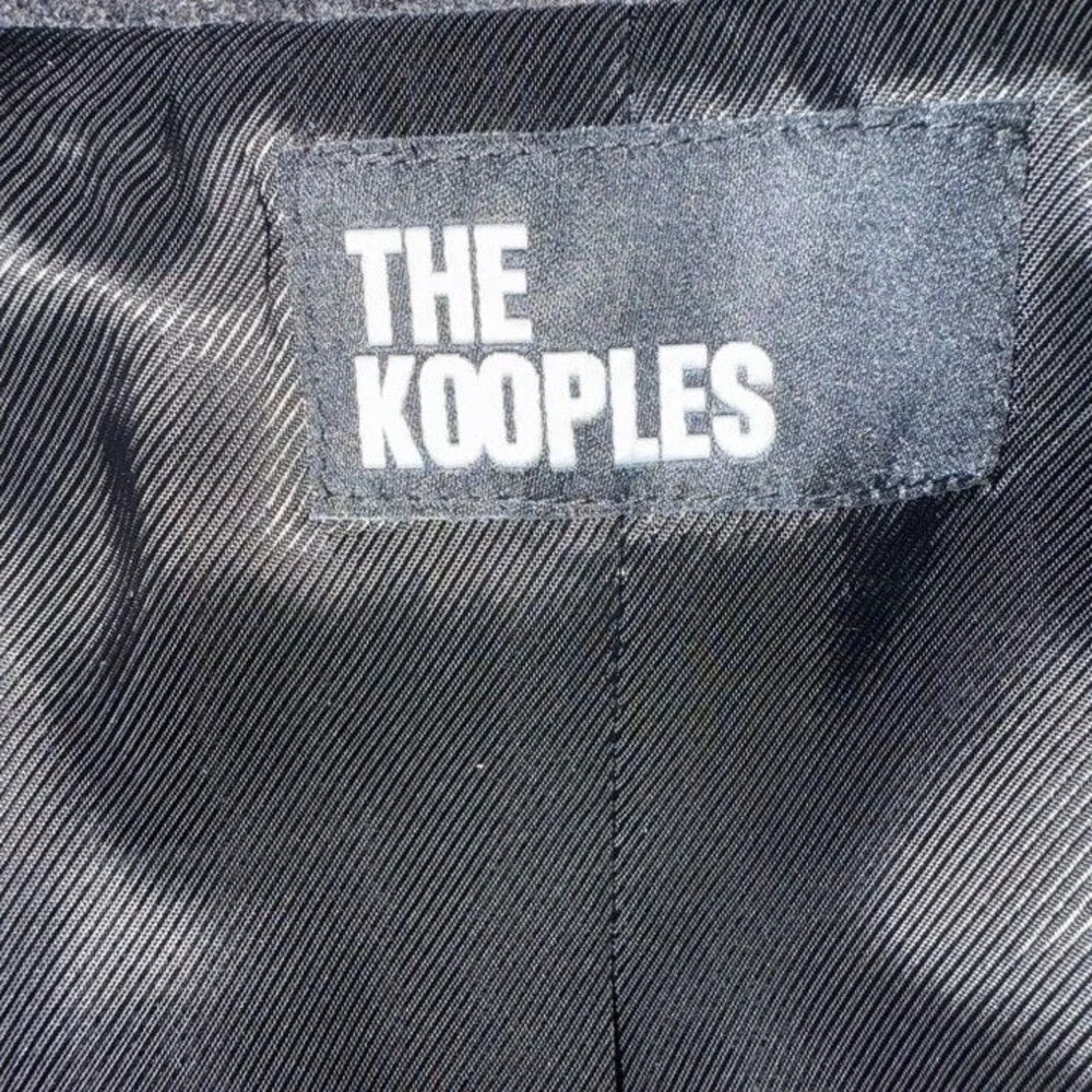 The Kooples Men's Coat Gray‎ Double-Breasted Wool Blend Size FR 46/US 36